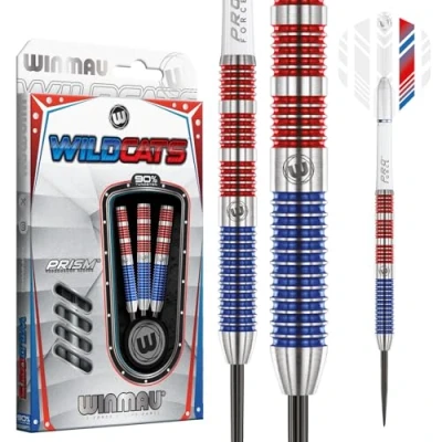 Image of WINMAU Wildcats 21 gram Tungsten Darts Set with Flights and Stems (Shafts)