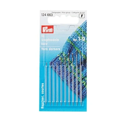 Image of Prym Darning Needles, Alloy Steel, Silver, 1 9, 10 Stück