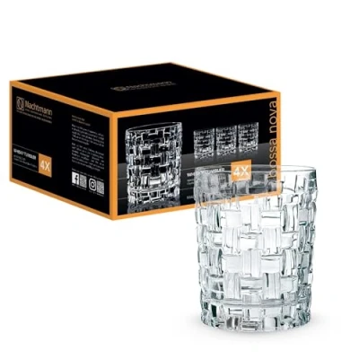 Image of Nachtmann Whisky Glasses, Set of 4, Crystal, 330 ml, Bossa Nova, 92076