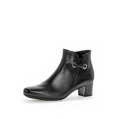 Image of Gabor Women Ankle Boots, Ladies Boots,Low Boots,Half Boots,Bootie,Ankle high,Zipper,Black (Schwarz) / 57,42 EU 8 UK