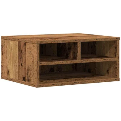 Image of vidaXL Printer Stand Old Wood 49x40x22,5 cm Engineered