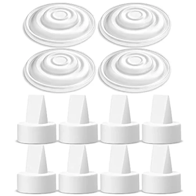 Image of Replacement Duckbill Valves Silicone Membrane Compatible with Spectra S1 S2 9 Plus Synergy Gold Replace Valve Made by Maymom Not Original Pump Parts