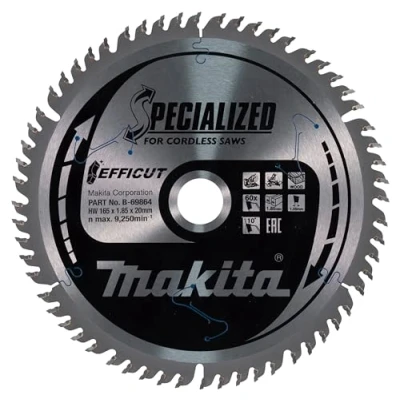 Image of Makita B 69864 TCT Efficut Saw Blade 165x20x60T