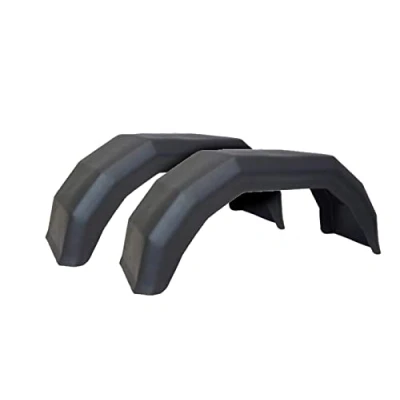 Image of 2 x Plastic Mudguards Mud Guards Wheel Arch 10inch (620mm 180mm 240mm LxWxH)