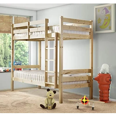Image of STRICTLY BEDS&amp;BUNKS Everest Classic Bunk Bed (Short) 2ft 6 Single (5ft 9 Length)