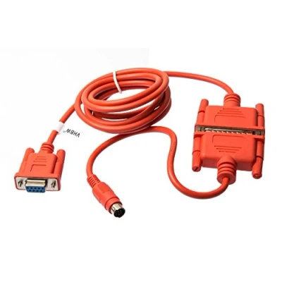 Image of vhbw PLC Programming cable RS232, RS422, Mini DIN suitable for MITSUBISHI Melsec FX, FX0N, FX1N, FX2N, FXOS, FX1S, A Series