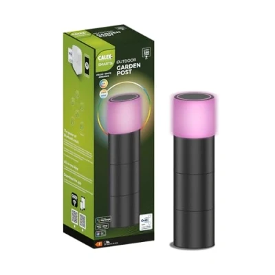 Image of CALEX Smart Outdoor Garden Pathway Light, App Control, RGB Color Changing, Works with Amazon Alexa and Google Home
