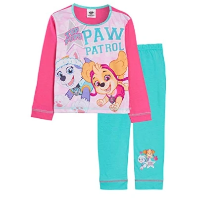 Image of Paw Patrol Girls Pyjamas Top Pups Skye Everest Pink 18 24 Months