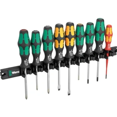 Image of 9650 Magnetic Rail Kraftform Screwdriver Set, 9 Piece on a 05051012001