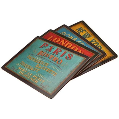 Image of Portmeirion Home &amp; Gifts Pimpernel Lunchtime Placemats Set of 4 (Large), 40.1cm x 29cm