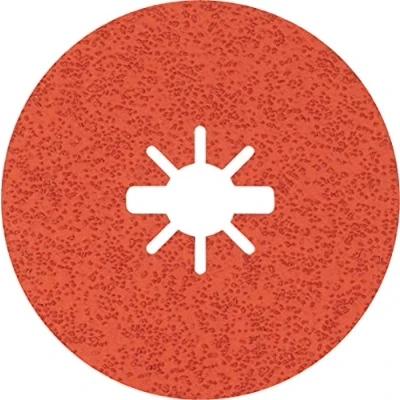 Image of Bosch Professional 5x Expert R782 Prisma Ceramic X LOCK Fibre Discs (Ø 115 mm, Grit 36, Accessories Angle Grinder)