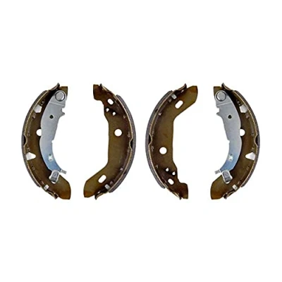 Image of 1684200320, 1684200320S1, A1684200320, A1684200320S1 Handbrake Shoes BLUE PRINT ADBP410036 Rear Axle