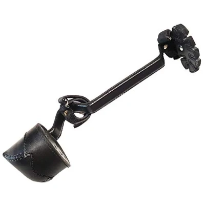 Image of starlingukpk Quality Leather Archery Bow Quiver. Arrow Holder. Black (Large)