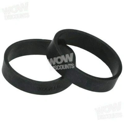 Image of Electruepart Drive Belts to fit Dirt Devil Handy 150 (Pack of 2, Black,