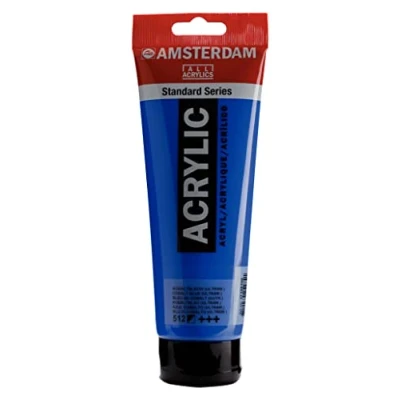 Image of Amsterdam Standard Series Acrylic Tube 250 ml Cobalt Blue (Ultramarine) 512 (17125120)