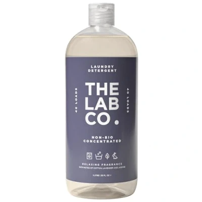 Image of The Lab Co. Non Bio Concentrated Laundry Detergent Relaxing Mood 1 Litre 40 Loads with notes of Cotton Lavender and Jasmine
