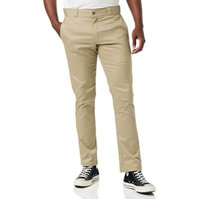Image of Dickies, Men&#039;s, WORK PANT SKINNY STRAIGHT, DESERT SAND, 32W / 30L