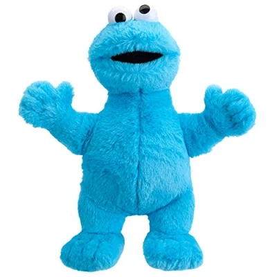 Image of Sesame Street 467193 Cookie Monster Large Officially Licensed Plush, Multicolour, 30cm