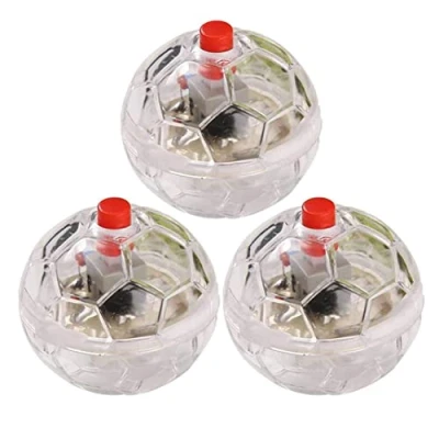 Image of VONGLYHOO 3pcs Ghost Touch Activated Flashing Balls Light Up Ball Motion Cat Dog Paranormal Equipment Pet Toy