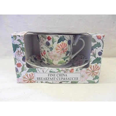 Image of Gift Boxed Hedgerow Jumbo Cup and Saucer
