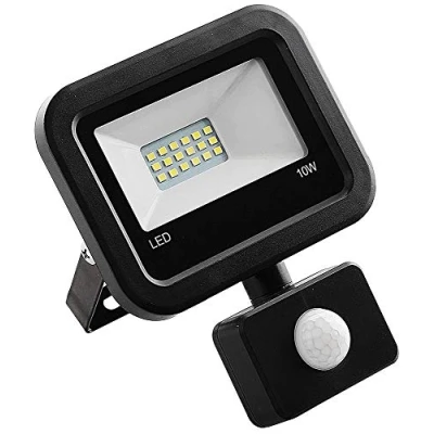 Image of Ex Pro 10W 800LM LED Security Lights with PIR Motion Sensor, IP44 Outdoor Flood Light, 6000K Daylight 120 Beam Angle for Garden, Garage, Patio, Driveway, Porch