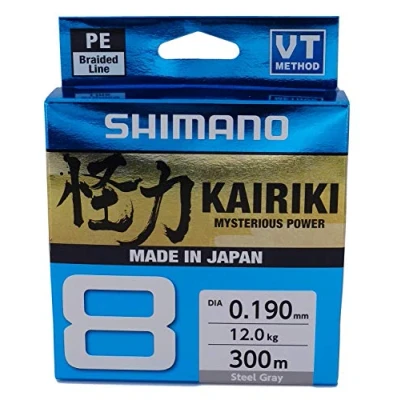 Image of Line Kairiki 8 300 m 0.05 mm 5.3 kg Steel Gray