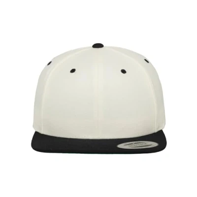 Image of Flexfit Classic Snapback 2TONE Cap, Size: One Size, White/black