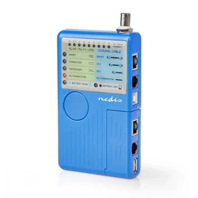 Image of Nedis LAN Cable Tester LED Display Blue