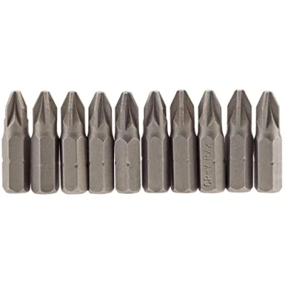 Image of Draper PZ Type Insert Bit, 1/4&quot; Hex, 25mm Long, No.2 (Pack of 10)