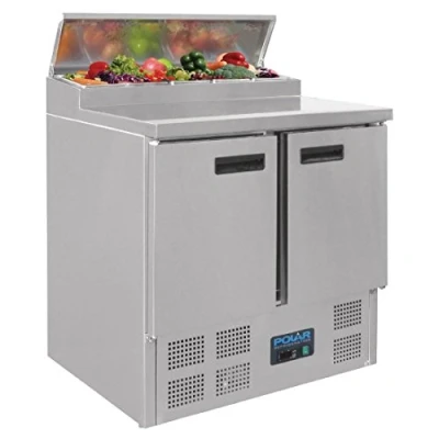 Image of Polar REFRIGERATION, Refrigerated Pizza And Salad Prep Counter 254 Litre Commercial Display