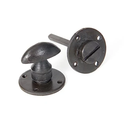 Image of From The Anvil Beeswax Round Bathroom Thumbturn