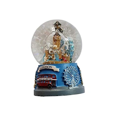 Image of London Collage Souvenir Snowglobe Snowstorm