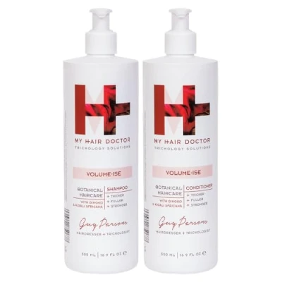 Image of My Hair Doctor Volume ISE Shampoo and Conditioner Sulphate Free For Fine &amp; Thinning Hair. Growth Set, (500ml)