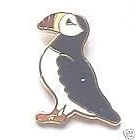 Image of PUFFIN SHETLAND BIRD ORNATHOLOGY QUALITY HARD ENAMEL LAPEL PIN BADGE