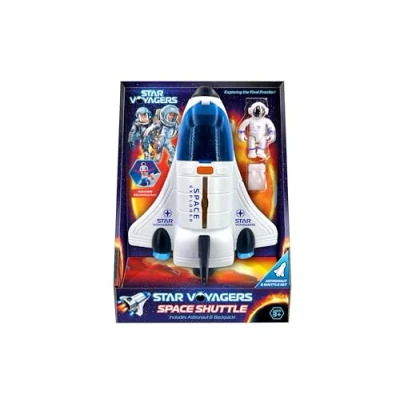 Image of KandyToys Space Voyagers Shuttle Toys Astronaut &amp; Set Kids Gifts