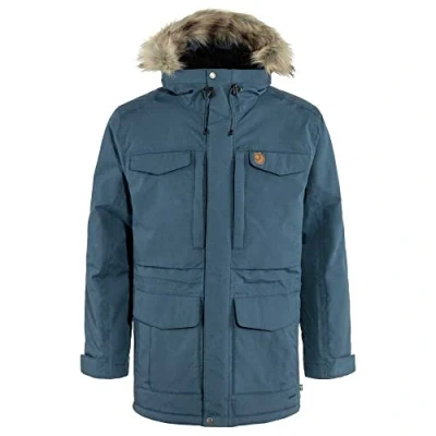Image of Fjallraven 86668 570 Nuuk Parka M/Nuuk Pro M Jacket Men&#039;s Mountain Blue Size L