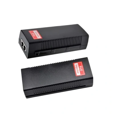 Image of Gigabit 90W PoE++ Injector Adapter, IEEE 802.3bt PoE Standard 54 56V Active POE+ 10/100/1000Base T, Plug and Play for Wireless Access Points/PTZ/Videophones
