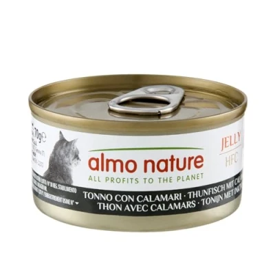 Image of almo nature Mega Pack Tuna with Squids 6 x 70g Cans