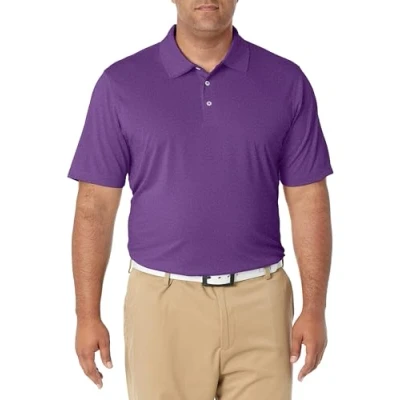 Image of Amazon Essentials Men&#039;s Regular Fit Quick Dry Golf Polo Shirt, Purple Heather, S