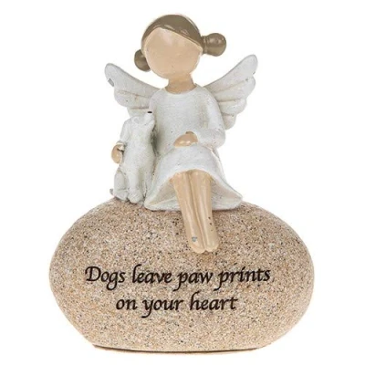 Image of Joe Dogs leave paw prints on your Heart Sentimental Pebble Gift