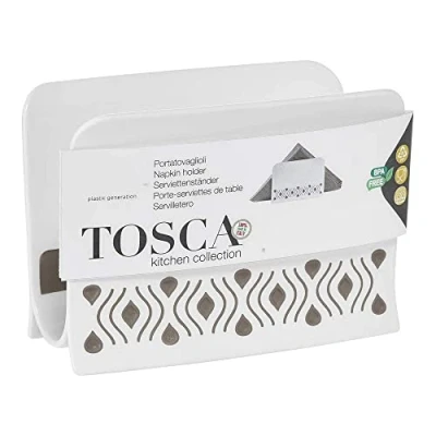 Image of Stefanplast Tosca Tough Towel Holder, Resin, Taupe, 7,5x15,5 cm