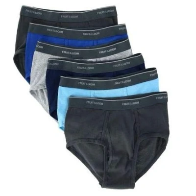 Image of Fruit of the Loom Men&#039;s Fashion Brief (Pack 6) (6 Pack Assorted Briefs, Medium)