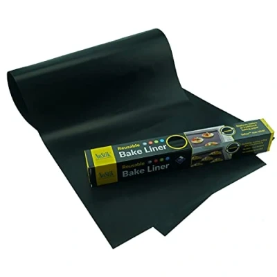 Image of NoStik Reusable Teflon Cooking Mat. 1m Roll. Non Stick. No Mess. Baking Sheet. PFOA Free. BPA 5 Year Guarantee : 33 x 100cm Roll