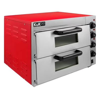Image of MonsterShop KuKoo 16&quot; Twin Deck Electric Pizza Oven