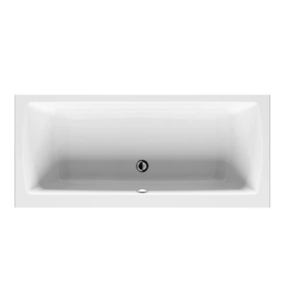 Image of Vitra Neon Double Ended Bath 1800 x 800 mm No Tap Hole 52540001000