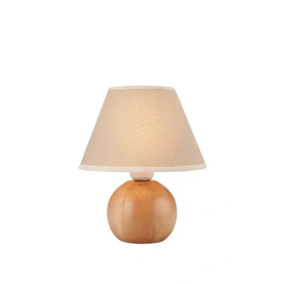 Image of Table Lamp With Shade Natural, 1x E27