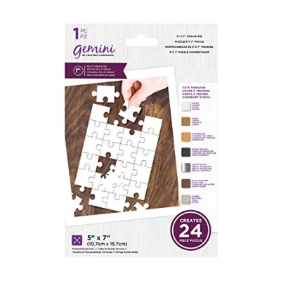 Image of Gemini Multi Media Metal Cutting Die 5&quot; x 7&quot; Jigsaw