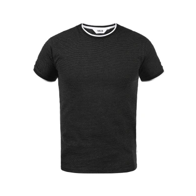 Image of Solid Sdsaul Print Tshirt, Men&#039;s, Size: XL, Black