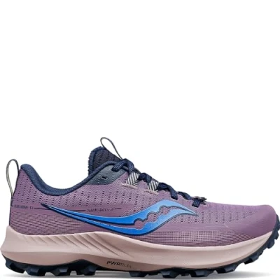 Image of Saucony Peregrine 13 Women&#039;s Trail Running Shoes, Purple Blue, 6 UK