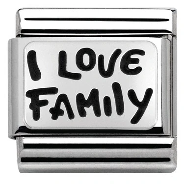 Image of Nomination I Love Family Charm